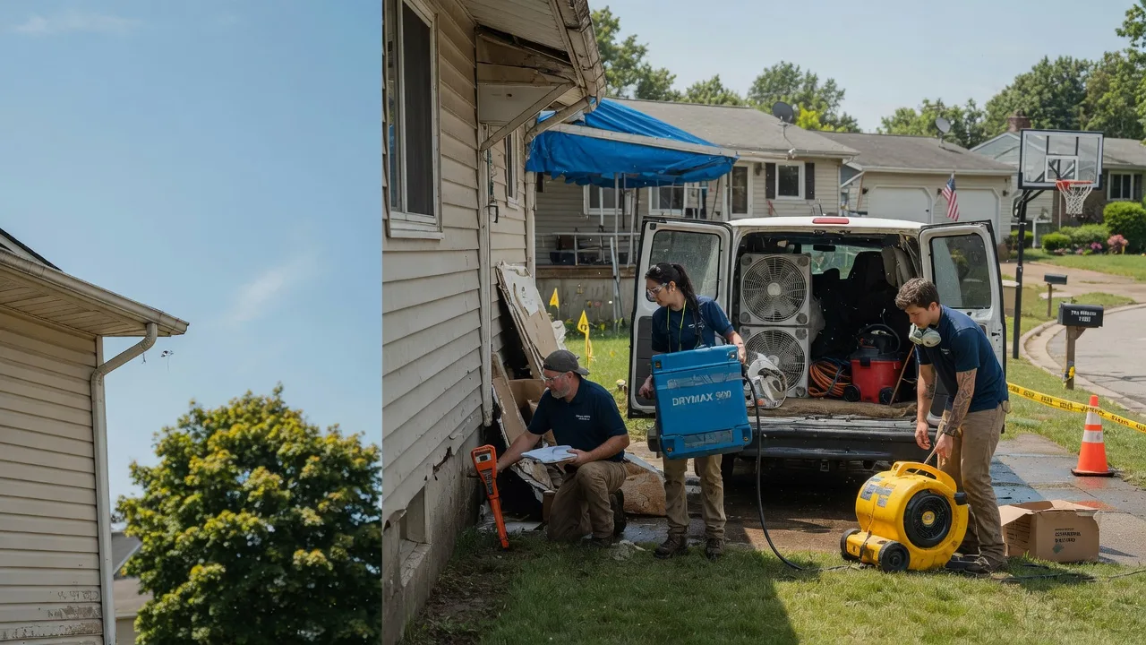 Ceiling Leak Cleanup in Russell, PA near me